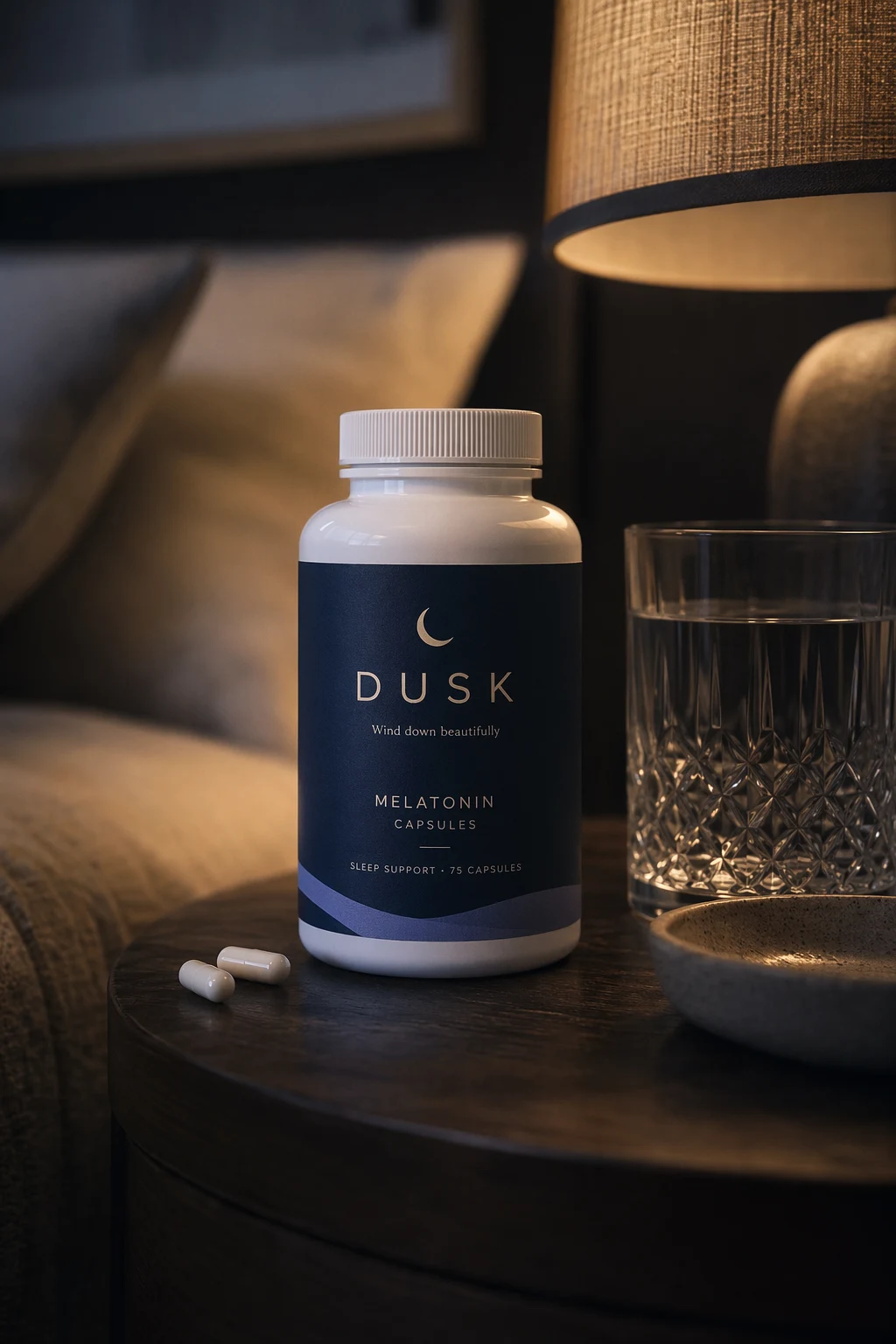 Melatonin - 75 Capsules with your branding